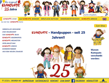 Tablet Screenshot of kumquats.de